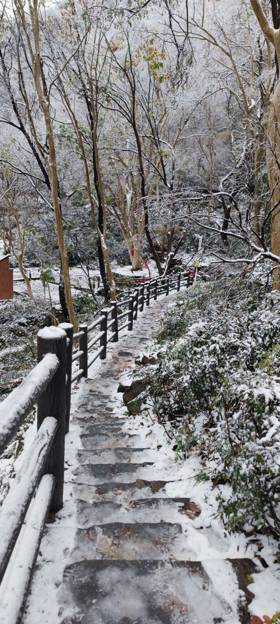 荆门圣境山雪景图片